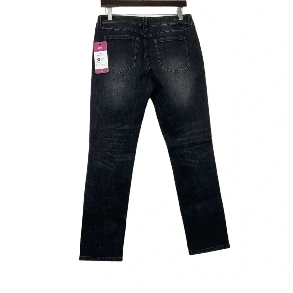 Cabi Black Slim Boyfriend Jeans Size 8